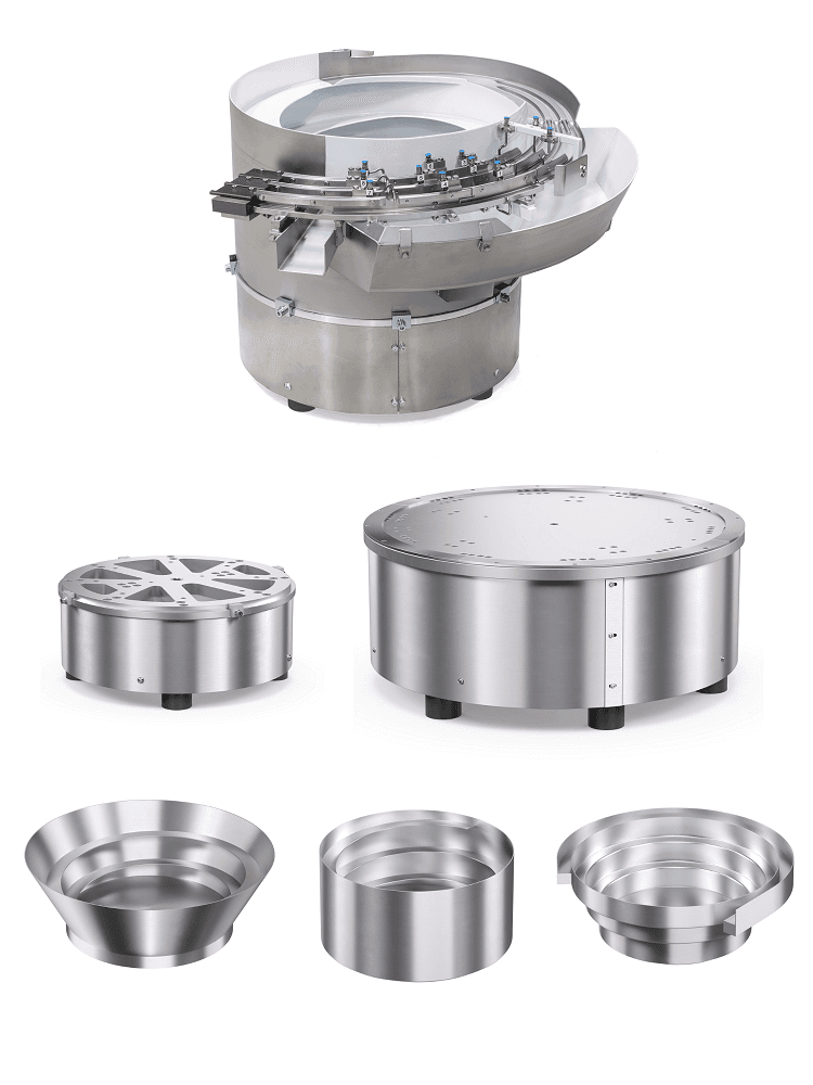 LAS Lean Assembly Systems Vibratory Bowl Feeders